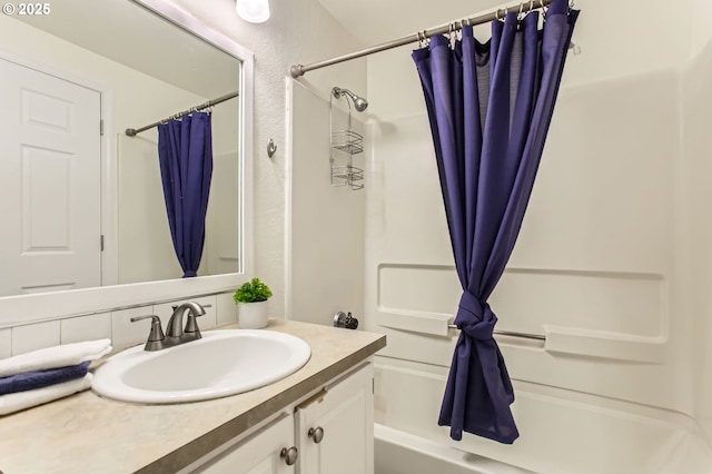 17532 NW Springville Rd Unit D8, Portland, OR 97229 - full bath with shower / bath combo with shower curtain and vanity