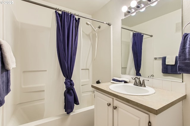 17532 NW Springville Rd Unit D8, Portland, OR 97229 - bathroom featuring shower / bath combo and vanity