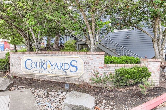 17532 NW Springville Rd Unit D8, Portland, OR 97229 - view of community sign