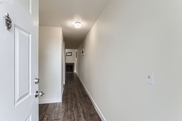 17532 NW Springville Rd Unit D8, Portland, OR 97229 - hallway with wood finished floors and baseboards