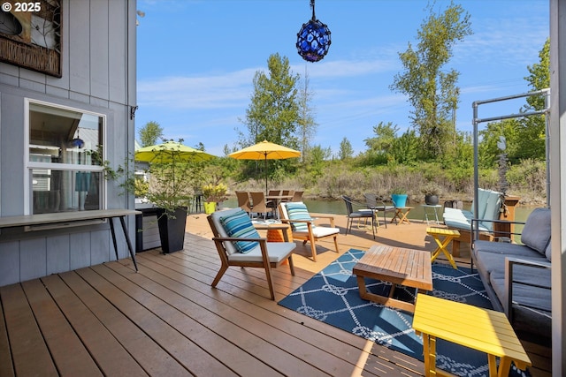 view of deck