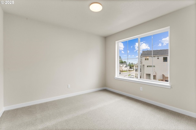 unfurnished room featuring carpet floors