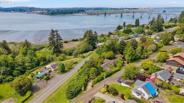 93652 E Blue Bird Ln, North Bend, OR 97459 - aerial view of a notable bridge and a large body of water