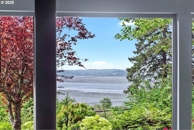 93652 E Blue Bird Ln, North Bend, OR 97459 - water view featuring a mountain backdrop
