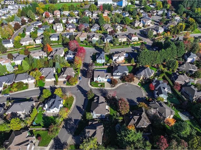 drone / aerial view featuring a residential view