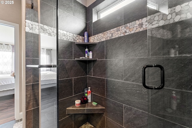 656 Ironwood Ter, Woodburn, OR 97071 - ensuite bathroom with a wealth of natural light, ensuite bath, and a tile shower