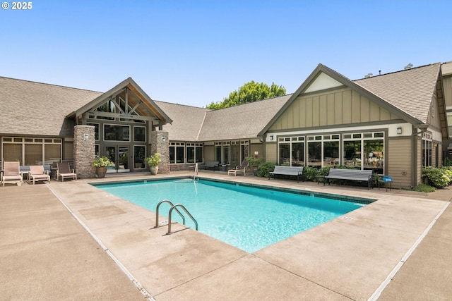 608 NE Adwick Dr, Beaverton, OR 97006 - outdoor pool with a patio