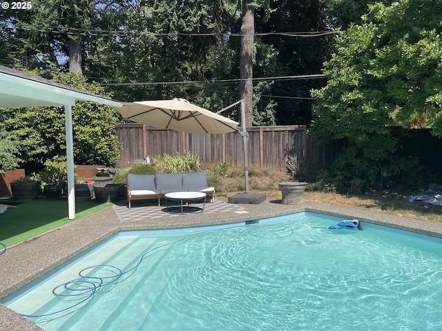 4242 SW Admiral St, Portland, OR 97221 - view of pool with a fenced backyard
