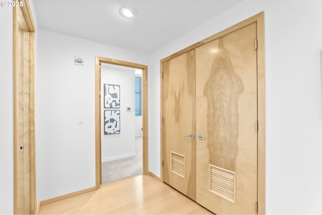 700 Washington St Unit 925, Vancouver, WA 98660 - corridor with light wood-style floors and baseboards