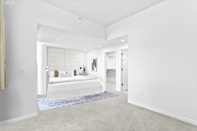 700 Washington St Unit 925, Vancouver, WA 98660 - unfurnished bedroom featuring recessed lighting, carpet floors, baseboards, and a spacious closet