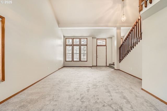 unfurnished room with carpet