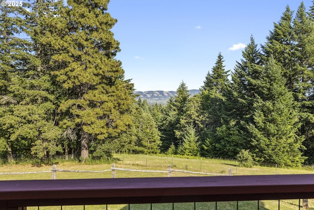 4719 Westwood Dr, Hood River, OR 97031 - view of grassy yard with a view of trees