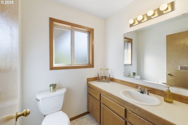 4719 Westwood Dr, Hood River, OR 97031 - bathroom with plenty of natural light, toilet, and vanity