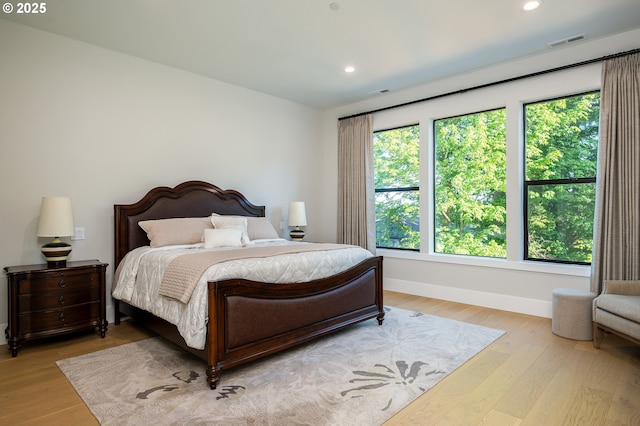480 W U St, Washougal, WA 98671 - bedroom with baseboards, wood finished floors, and recessed lighting