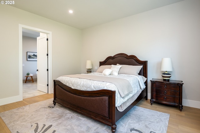 480 W U St, Washougal, WA 98671 - bedroom with light wood finished floors, recessed lighting, and baseboards