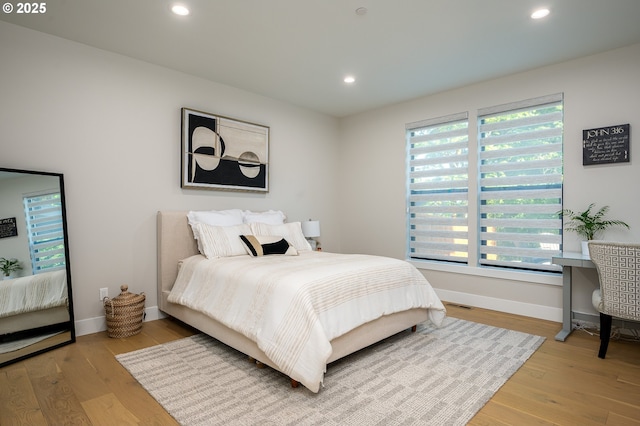 480 W U St, Washougal, WA 98671 - bedroom featuring wood finished floors, recessed lighting, and baseboards