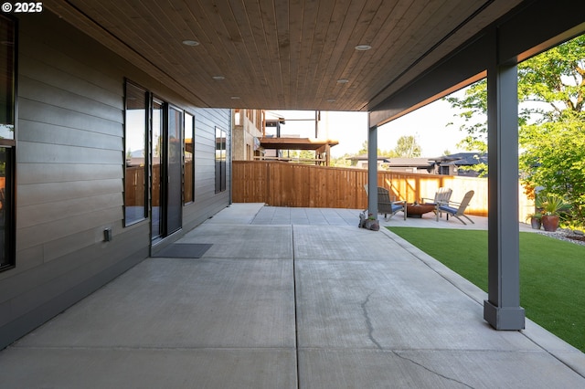 480 W U St, Washougal, WA 98671 - view of patio / terrace with an outdoor fire pit