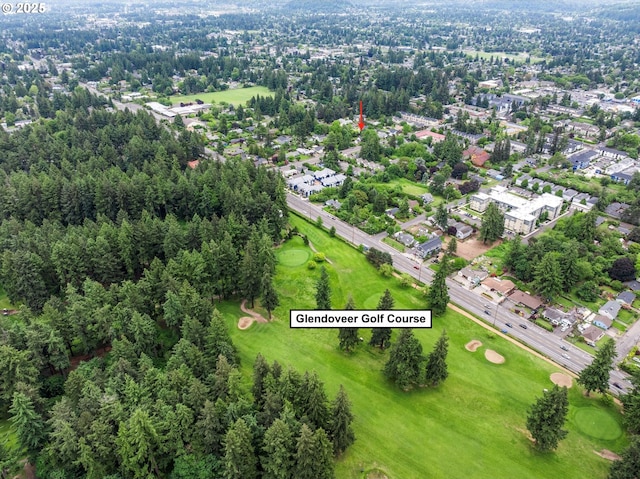 300 NE 148th Ave, Portland, OR 97230 - aerial view of property and surrounding area with a local golf course and nearby suburban area