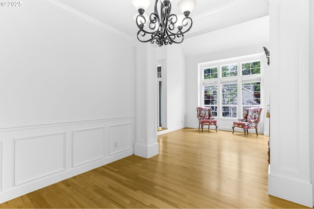 16800 NW Paddington Dr, Beaverton, OR 97006 - dining space with a chandelier, light wood-style flooring, and ornamental molding