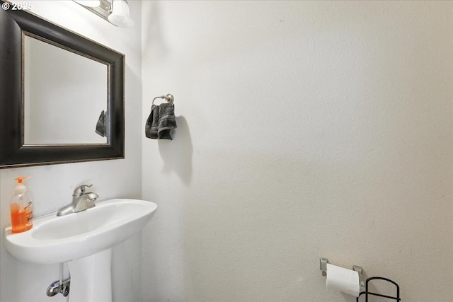 bathroom with a sink