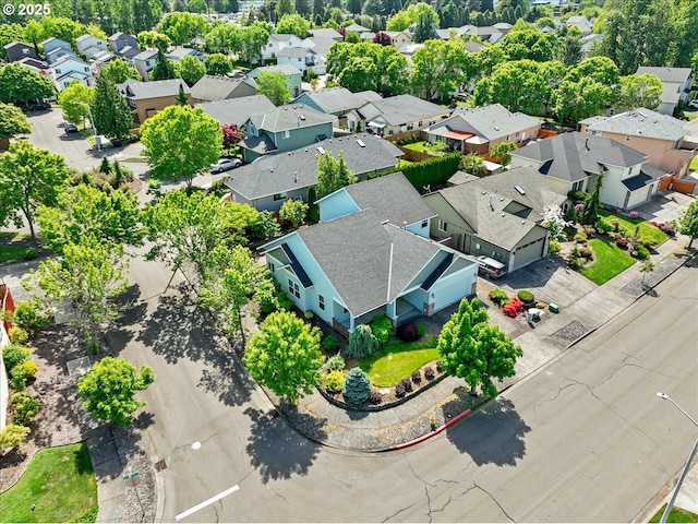 aerial perspective of suburban area