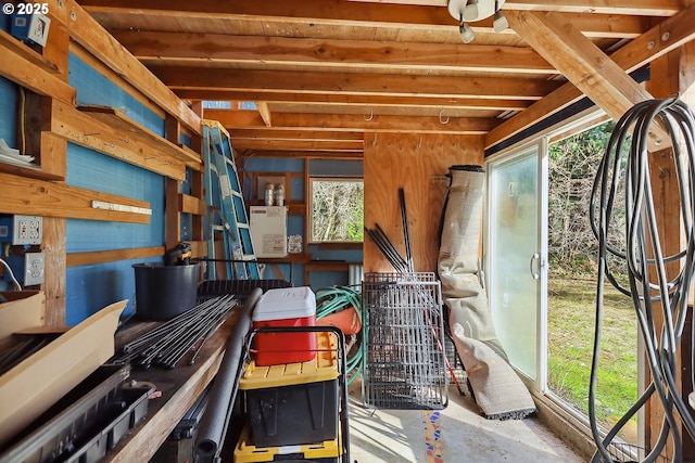 view of storage