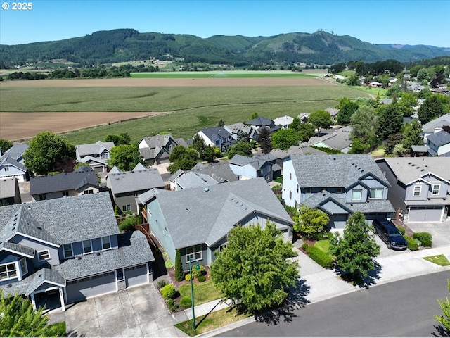 2336 Heather Way, Forest Grove, OR 97116 - aerial perspective of suburban area featuring a mountain backdrop