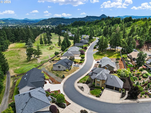 1155 Holly Ave, Cottage Grove, OR 97424 - aerial perspective of suburban area featuring mountains
