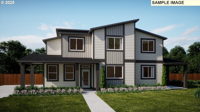 5332 SE 77th Ave, Hillsboro, OR 97123 - modern home featuring board and batten siding