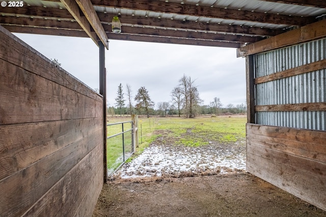 34949 Bond Rd, Lebanon, OR 97355 - back of property featuring a hot tub, roof with shingles, and a yard
