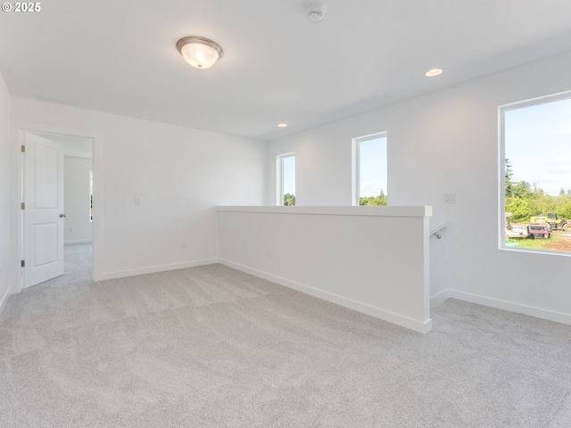 532 SW 23rd St, Battle Ground, WA 98604 - unfurnished room with light colored carpet, baseboards, and recessed lighting