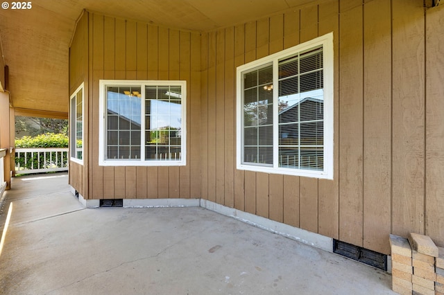view of patio / terrace featuring a porch