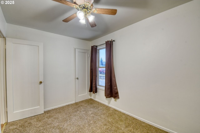 3103 SW Kirk Ave, Pendleton, OR 97801 - carpeted spare room with baseboards and a ceiling fan