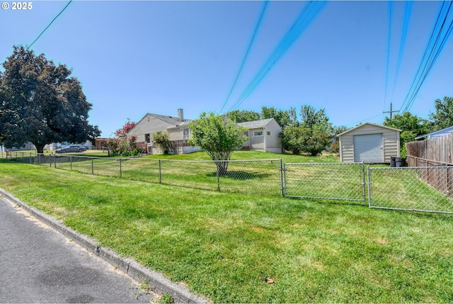 3103 SW Kirk Ave, Pendleton, OR 97801 - fenced backyard featuring a storage shed and a gate
