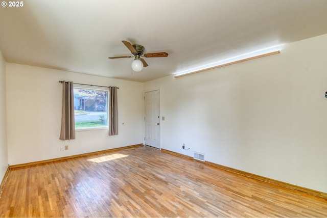 3103 SW Kirk Ave, Pendleton, OR 97801 - unfurnished room with a ceiling fan and light wood finished floors