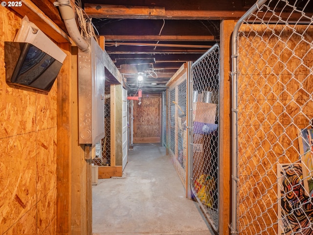 view of storage room