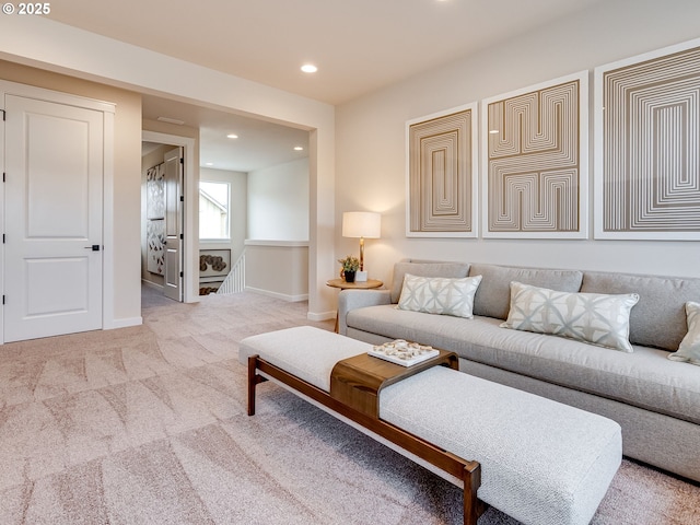 13009 NE 111th St, Vancouver, WA 98682 - living room featuring carpet floors and recessed lighting