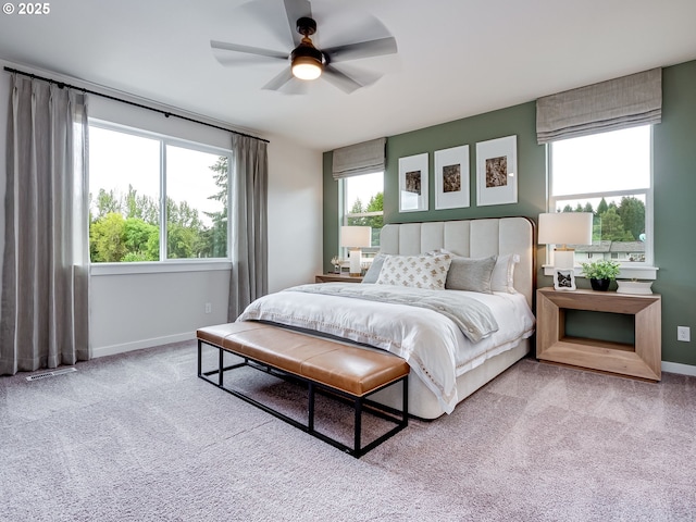 13009 NE 111th St, Vancouver, WA 98682 - carpeted bedroom with baseboards and a ceiling fan
