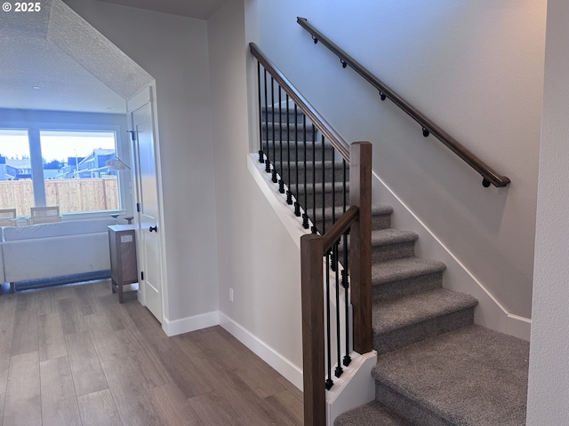 844 NE 17th Ave, Canby, OR 97013 - stairway with wood finished floors and baseboards