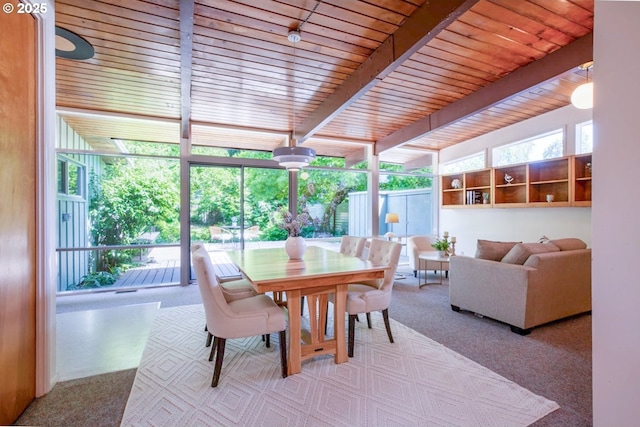 1439 Barton St, Eugene, OR 97404 - sunroom / solarium with beam ceiling