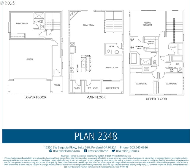 12949 NW Ramona Ln Lot A3, Portland, OR 97229 - property floor plan