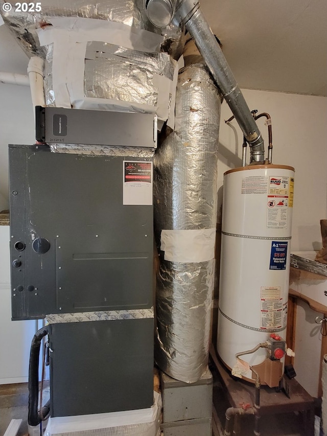 utilities with water heater