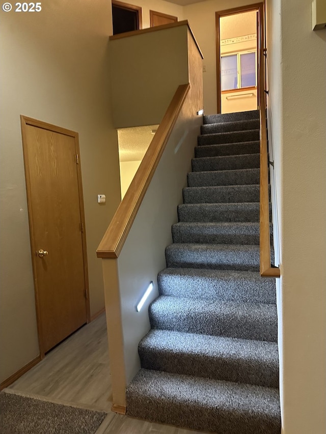 14237 SE Lee Ave, Milwaukie, OR 97267 - stairway with wood finished floors