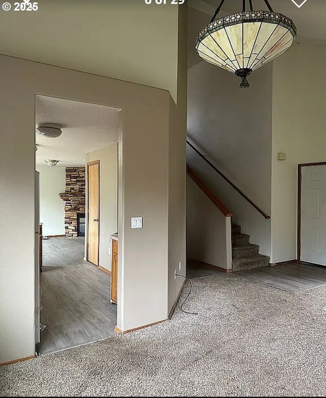 14237 SE Lee Ave, Milwaukie, OR 97267 - stairs with wood finished floors and baseboards