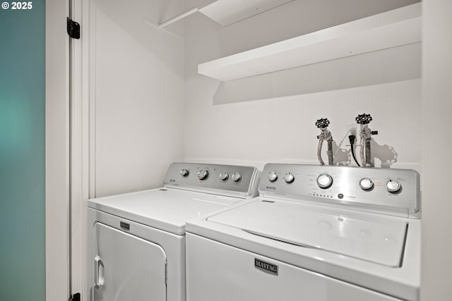 4360 SW Dickinson St Unit 35, Portland, OR 97219 - laundry area featuring separate washer and dryer