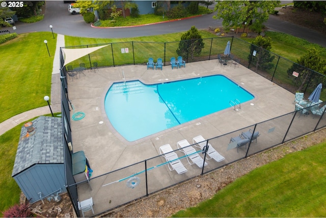 4360 SW Dickinson St Unit 35, Portland, OR 97219 - community pool featuring a patio area