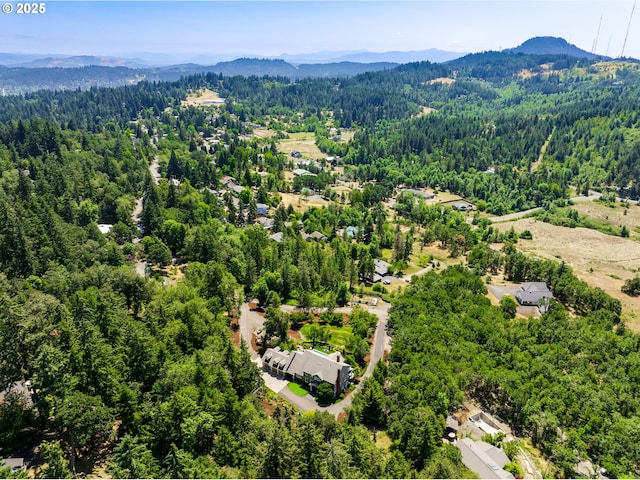 2030 W 34th Ave, Eugene, OR 97405 - aerial view of a heavily wooded area and a mountain backdrop