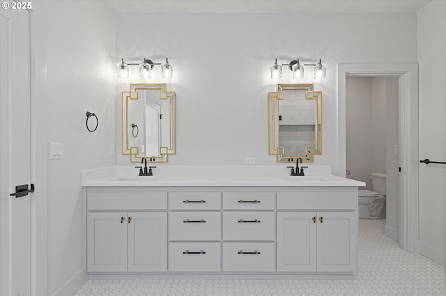 14196 SE Iseli Ln, Clackamas, OR 97015 - full bathroom with double vanity and tiled shower