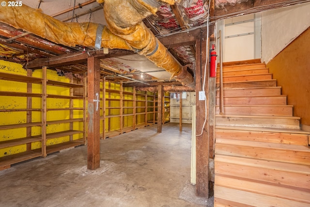 2822 Crocker Rd, Eugene, OR 97404 - unfinished basement with stairs