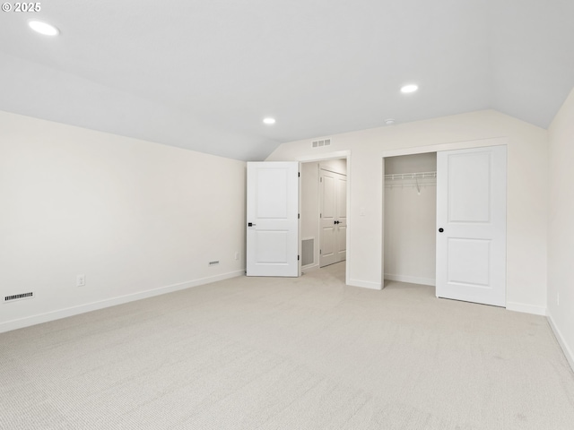17019 NE 82nd St, Vancouver, WA 98682 - unfurnished bedroom with lofted ceiling, visible vents, and baseboards